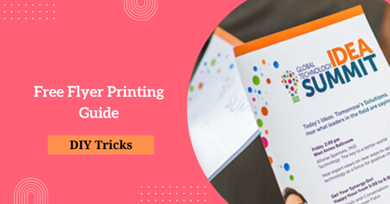 How to print flyers for free?