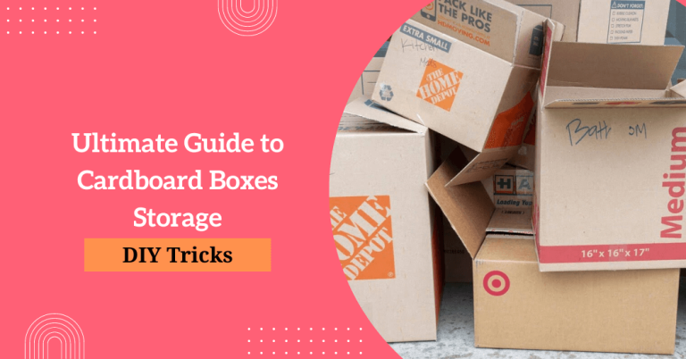 How to store cardboard boxes?